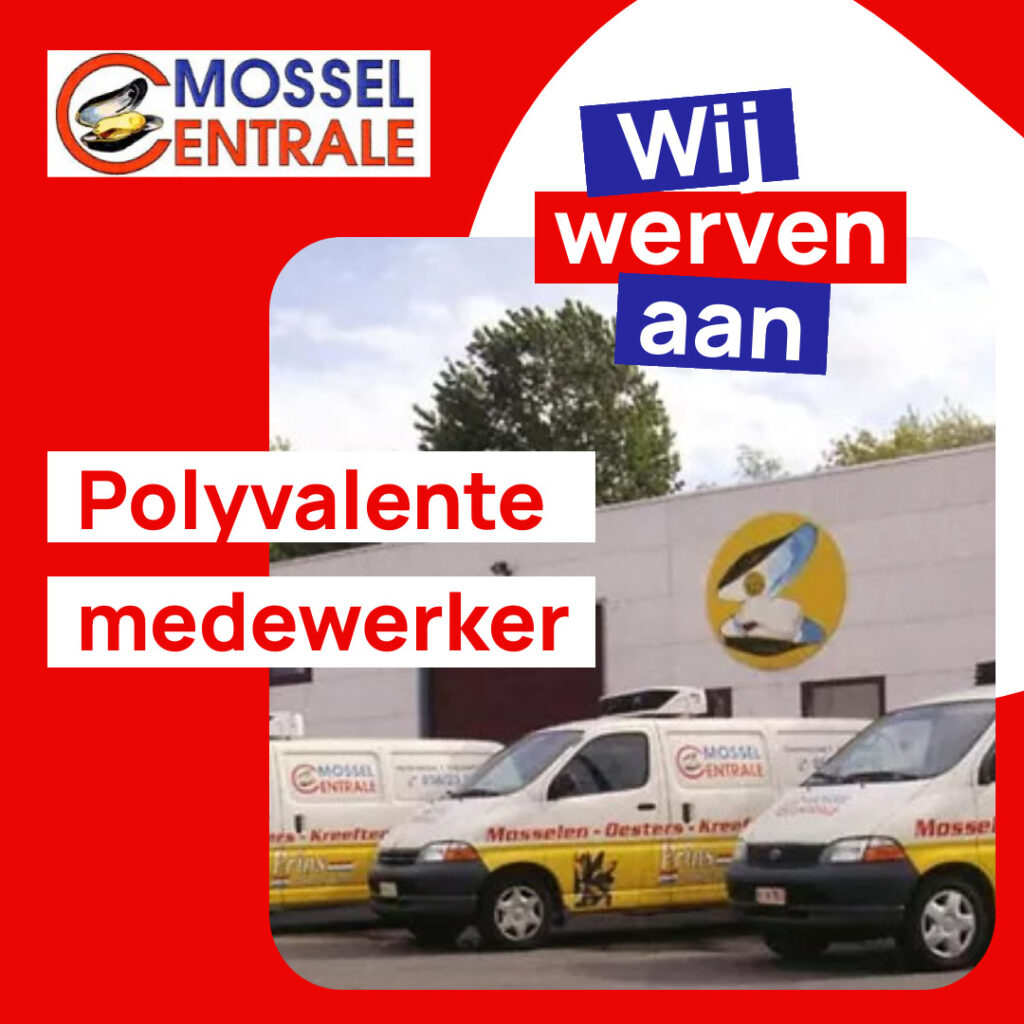 Mosselcentrale zoekt Polyvalente medewerker